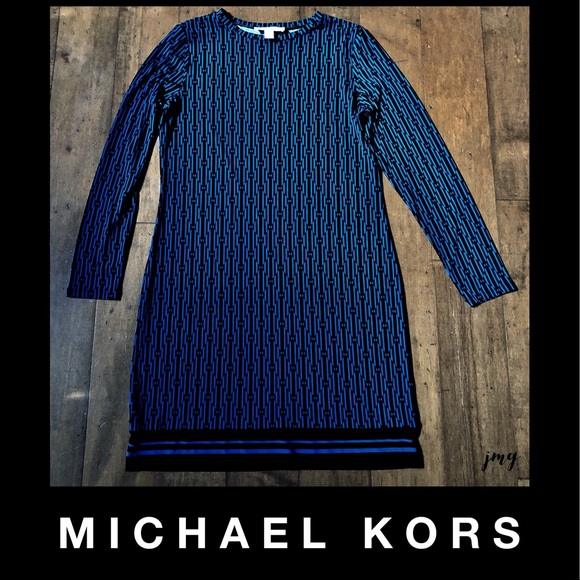 Michael by Michael Kors Print Matte Jersey Dress M - Picture 2 of 7